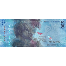 (600) ** PN78 Sao Tome e Principe 200 Dobras Year 2020
